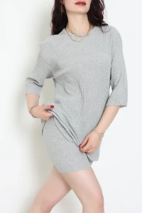 Şortlu Kaşkorse Takım Gri - 71069.1748.