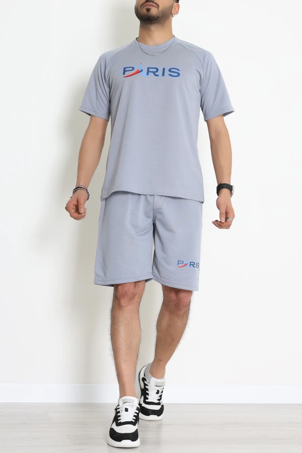 İki İplik Erkek Şortlu Takım Boyalıgri - 71106.1937.