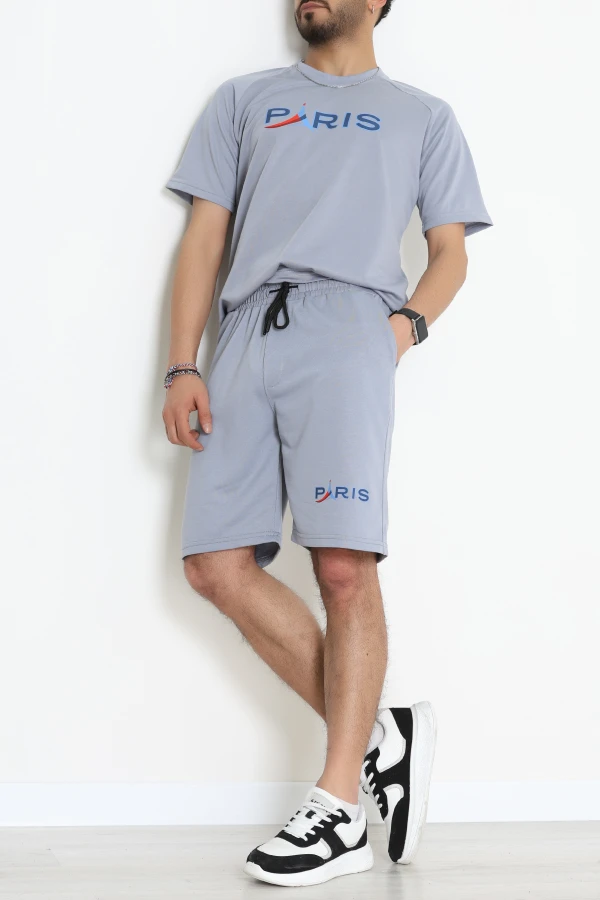 İki İplik Erkek Şortlu Takım Boyalıgri - 71106.1937.