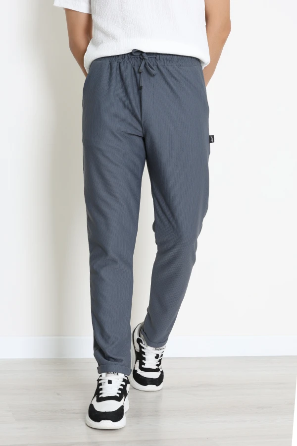 Ottoman Beli Lastikli Erkek Pantolon İndigo - 70945.1937.