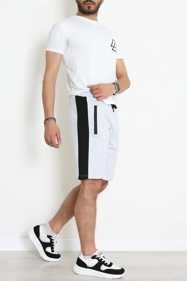 2 İplik Yan Bantlı Erkek Şort Grimelanj - 71083.2066.