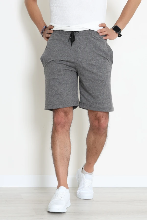 2 İplik Fleto Cepli Erkek Şort Füme - 71085.2066.
