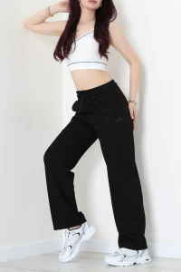 Modal Baskılı Eşofman Altı Siyah - 71114.102.