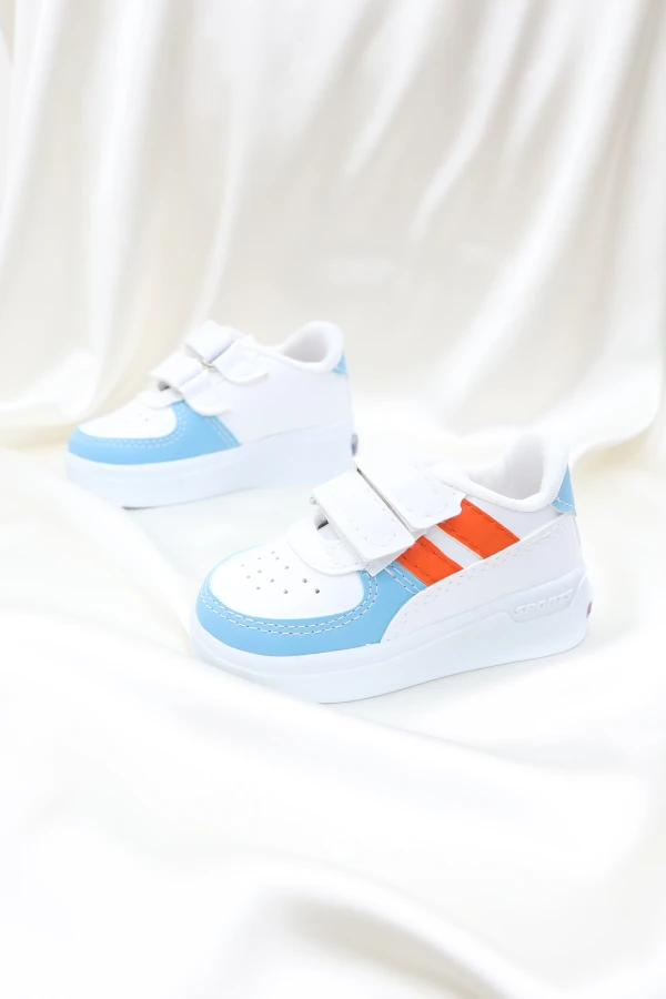 Işıklı Çocuk Spor Ayakkabı Beyazmavi - 32010.264.