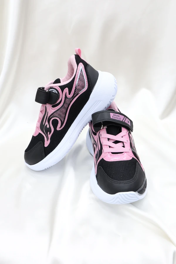 Çocuk Spor Ayakkabı Siyahpembe - 32352.264.