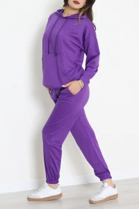 2 İplik Eşofman Takımı Mor - 31308.1878.