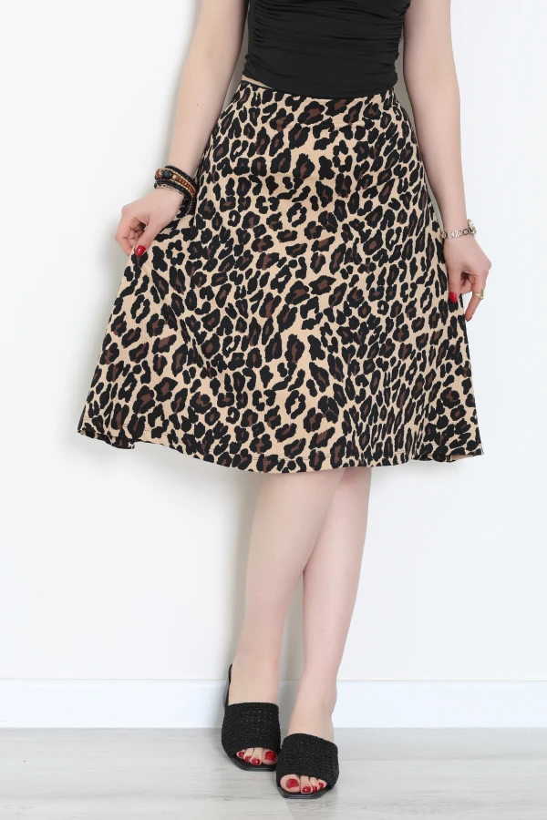 Desenli Bürümcük Etek Açıkleopar - 42920.1567.