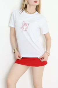 Suprem Baskılı Tişört Beyaz - 31884.1878.