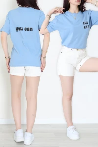 Suprem Baskılı Oversize Tişört Bebemavi - 31888.1878.