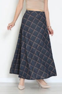 Ekose Etek Lacivert - 4145.1247.