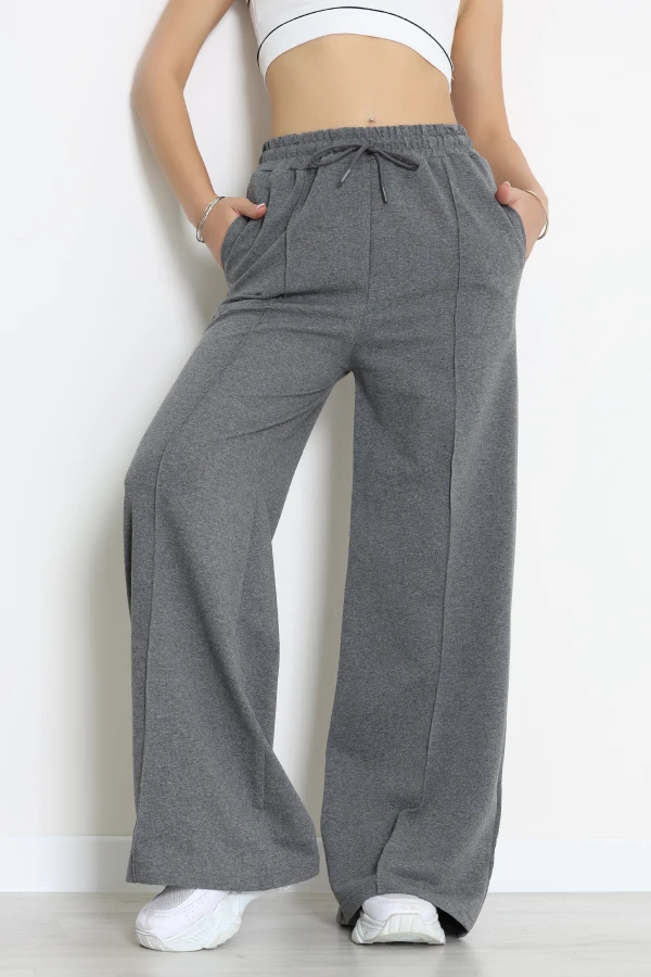 2 İplik Çımalı Eşofman Altı Duman - 52026.1857.