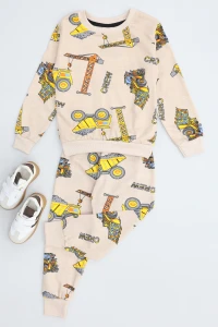 4-10 Yaş 2 İplik İkili Takım Vizon - 52192.1776.