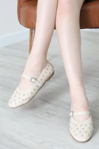 Zımba Kemerli Babet Bej - 32006.1932.