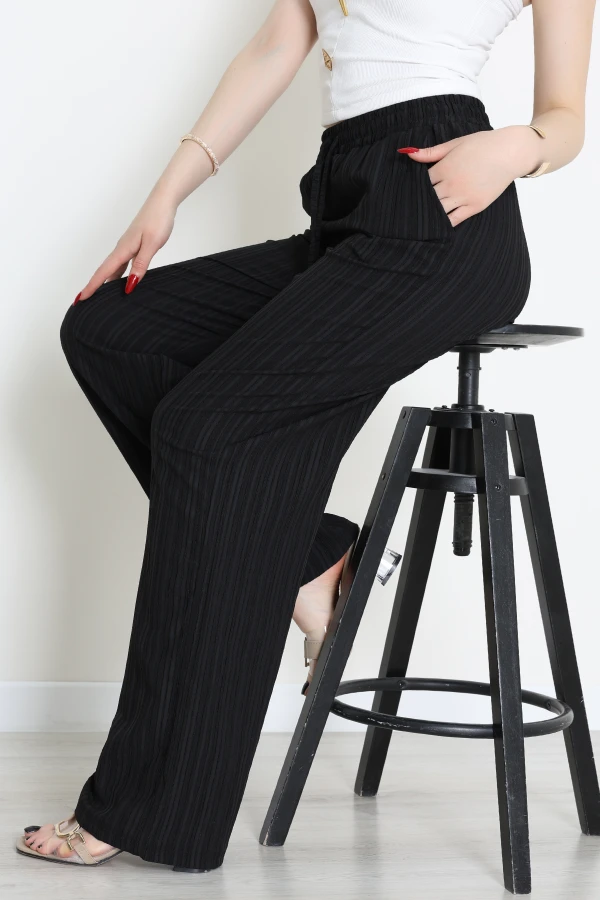 Kaş Kumaş Pantolon Siyah - 4163.1247.