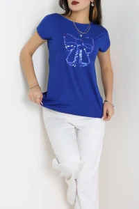 Fiyonk Baskılı Bluz Saks - 43995.599.