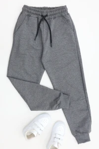 8-16 Yaş 2 İplik Penye Eşofman Altı Füme - 55037.2066.