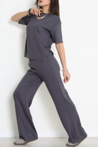 Modal Kumaş Oversize Takım Antrasit - 55087.1567.