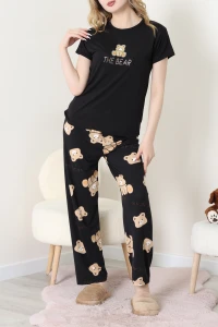 Enjeksiyon Baskı Milan Kumaş Pijama Takımı Ayıkafa - 630.1287.