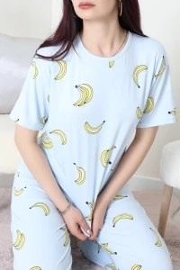 Milan Alt Üst Aynı Pijama Takımı Mavi - 792.1287.