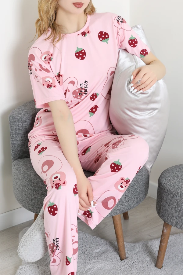 Milan Alt Üst Aynı Pijama Takımı Pembeayı - 792.1287.