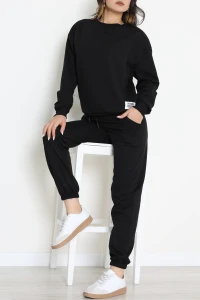 Armalı Eşofman Takımı Siyah - 20087.1857.