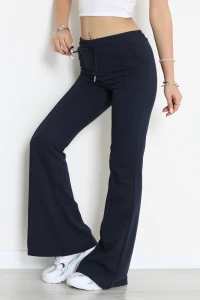 2 İplik Çımalı Eşofman Altı Lacivert - 52026.1857.