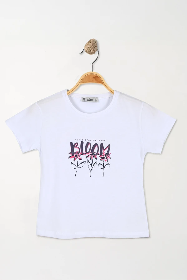 2-5 Yaş Çocuk Tişört Beyaz - 5250174.1576.