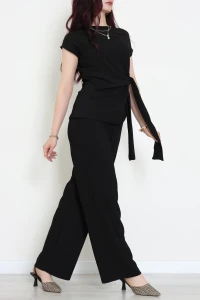 Yandan Bağlamalı Bürümcük Takım Siyah - 55081.599.