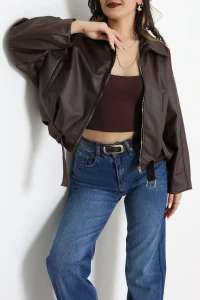 Deri Ceket Kahve - 71166.1298.