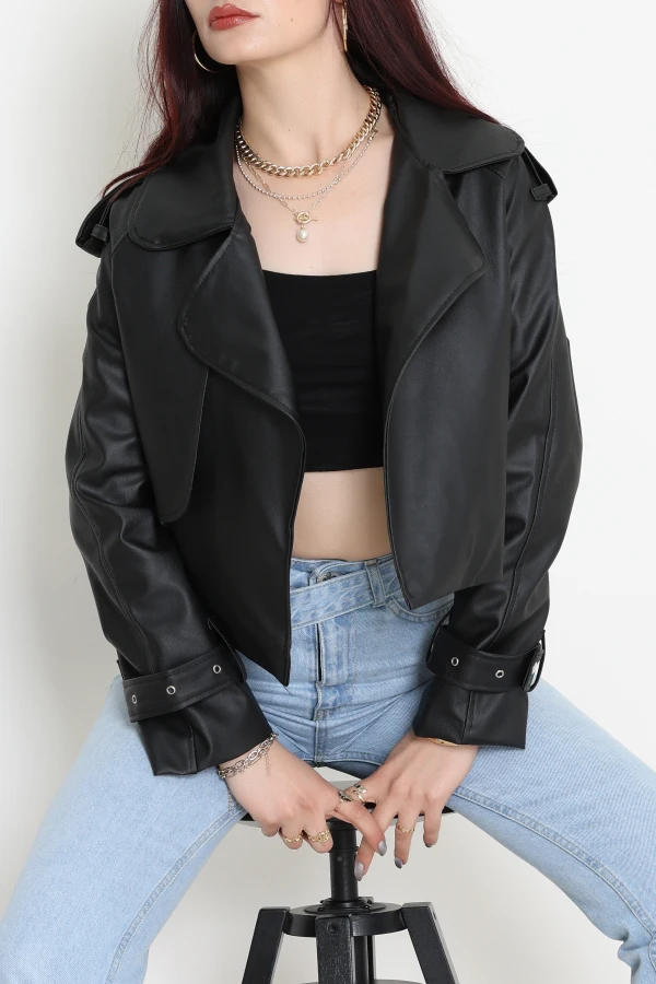 Deri Ceket Siyah - 71168.1298.