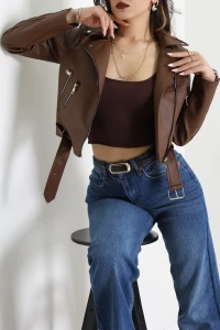 Deri Ceket Kahve - 71169.1298.