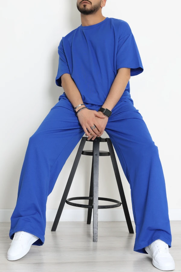 İki İplik Relaxed Baggy Erkek Takım Lacivert - 80273.1567.