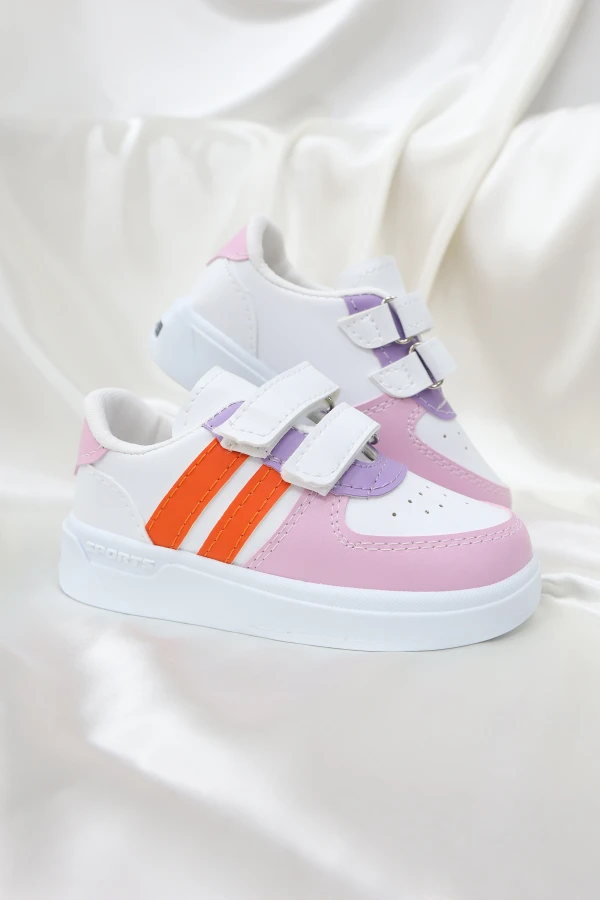 Işıklı Çocuk Spor Ayakkabı Beyazlila - 32011.264.