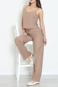 İp Askılı Dokuma Modal İkili Takım Sütlükahve - 70890.701.