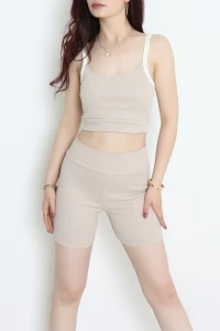 Atlet-Şort İkili Takım Bej - 71046.1748.