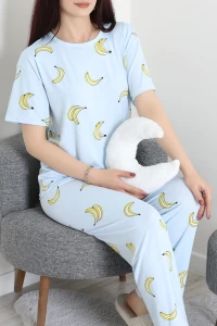 Milan Alt Üst Aynı Pijama Takımı Mavi - 792.1287.