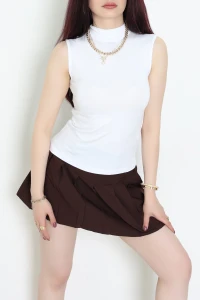 Kolsuz Yarım Balıkçı Body Beyaz - 21757.200.