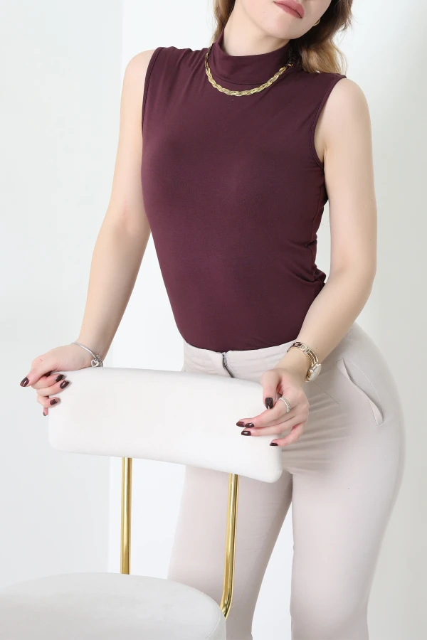 Kolsuz Yarım Balıkçı Body Mürdüm - 21757.200.