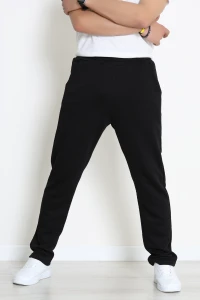 3 İplik Şardonsuz Erkek Eşofman Altı Siyah - 42818.1878.