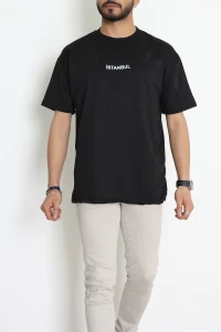 Wortex Oversize Erkek Tişört Siyah - 31688.1878.