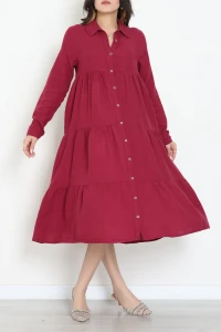 Müslin Elbise Mürdüm - 353.1238.