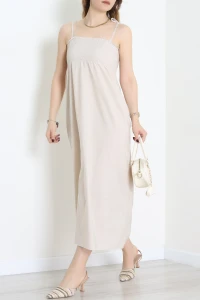 Gipeli İp Askı Elbise Taş - 41862.1723.