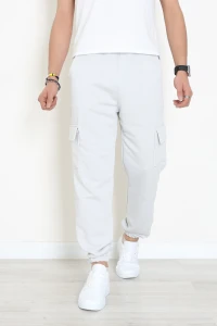 3 İplik Şardonsuz Kargo Cepli Erkek Eşofman Altı Grimelanj - 42811.1878.