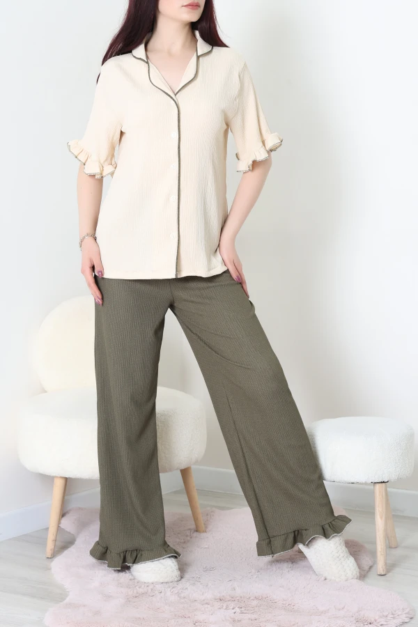 Bürümcük Kısa Kollu Pijama Takımı Hakibej - 52225.599.