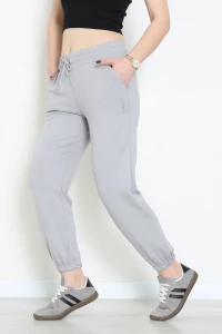 Modal Baskılı Eşofman Altı Gri - 71113.102.