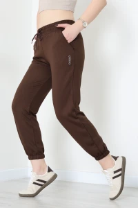 Modal Baskılı Eşofman Altı Kahve - 71113.102.