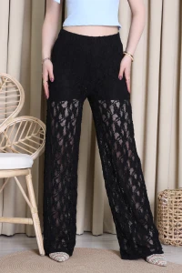 Dantelli Pantolon Siyah - 4247.2135.