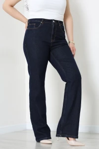 Büyük Beden Kot Pantolon Lacivert - 045.1238.