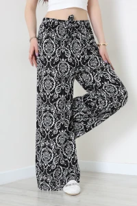 Desenli Dokuma Pantolon Black - 12333.1095.