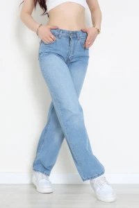 Palazzo Kot Pantolon Açıkmavi - 35565.2088.